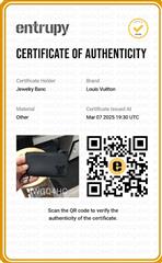 PRE OWNED LOUIS VUITTON KEY POUCH BLACK